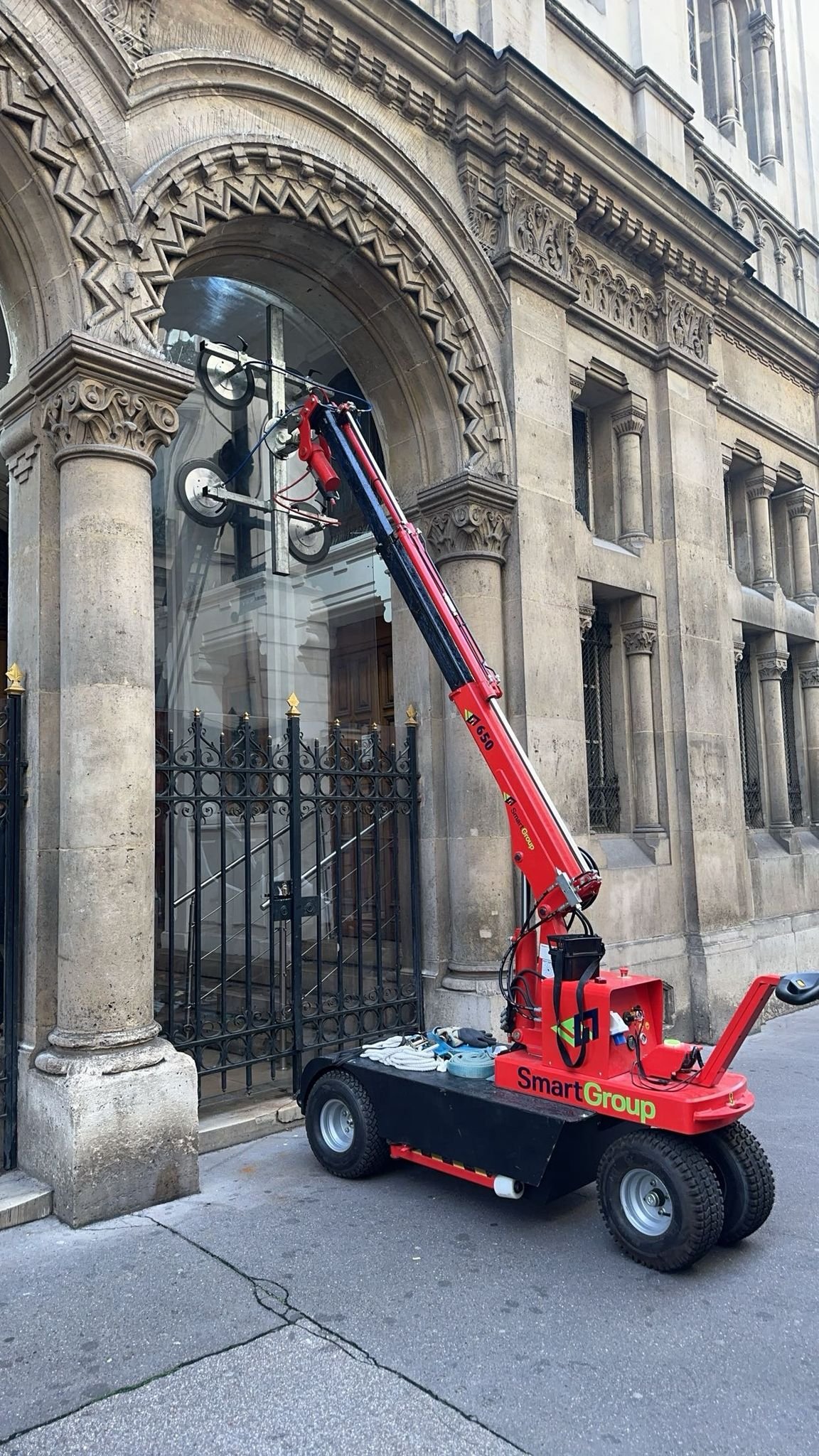 Détail ventouse et fixation robot